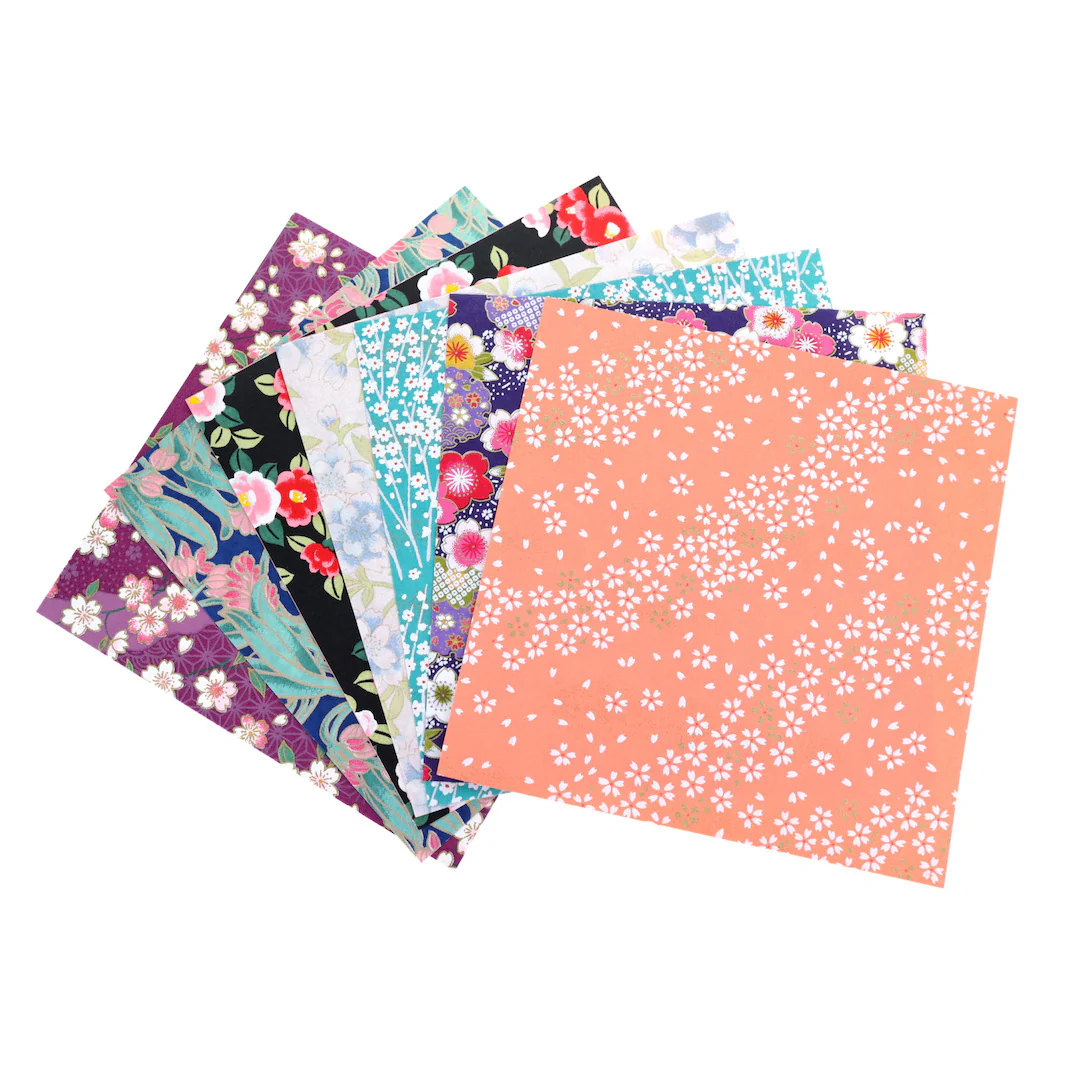 20 Papiers Origami - 15 x 15 cm - Les Fleuris – Image 3