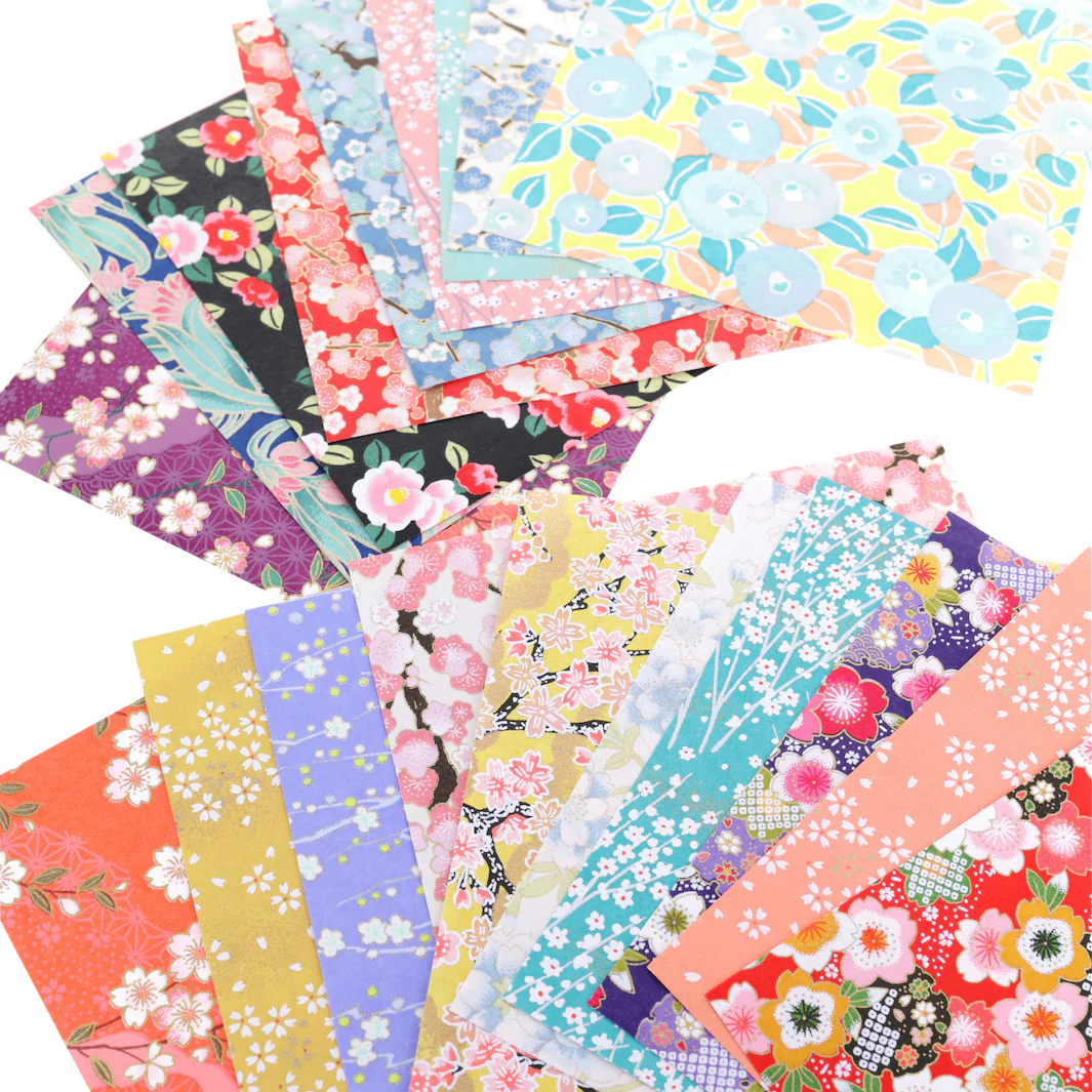 20 Papiers Origami - 15 x 15 cm - Les Fleuris – Image 6