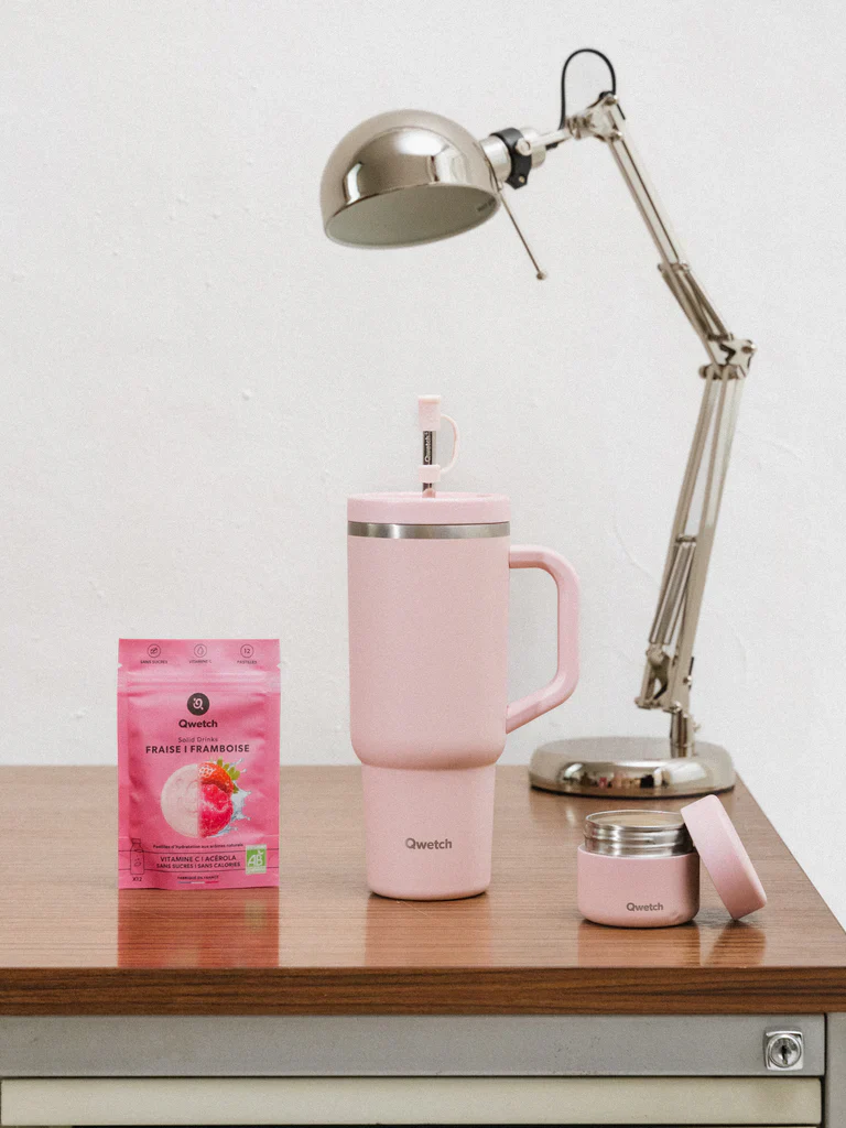 TRAVEL CUP INOX 900ML - PASTEL ROSE - QWETCH – Image 3