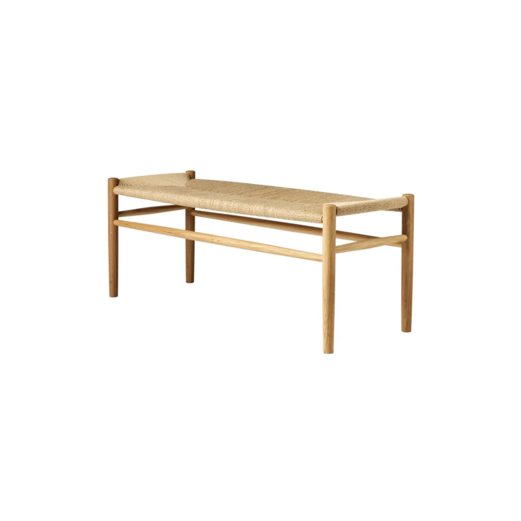 Banc en bois et tissage - J83B Chêne Naturel – Image 8