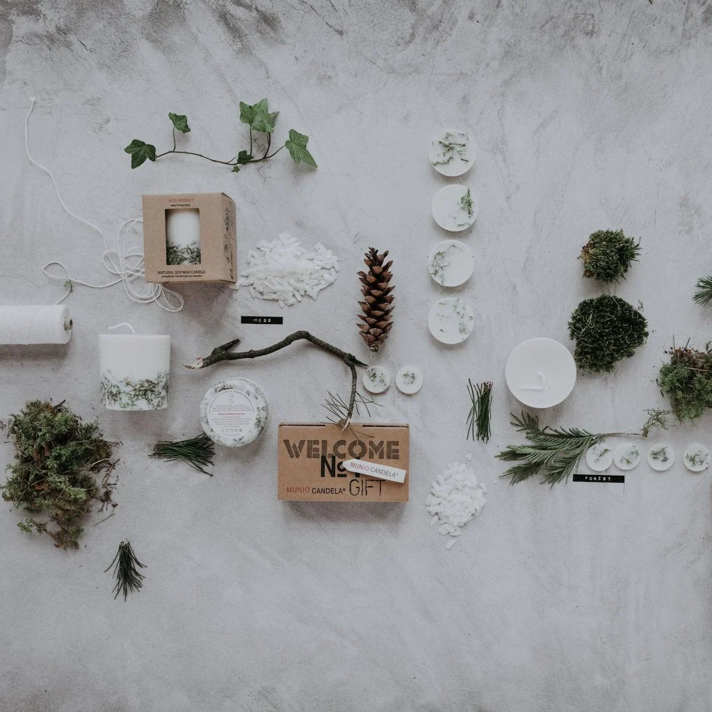 Bougie en cire naturelle - Mousse de forêt – Image 6