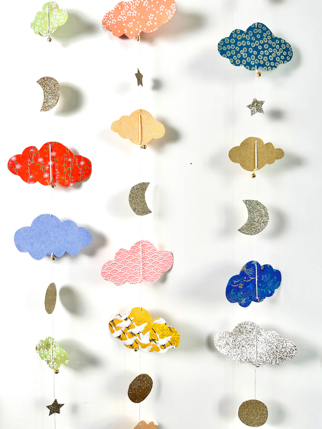 Kit Guirlande de Nuages Céleste - Rose, Orange, Rouge et Jaune - Sunset – Image 5