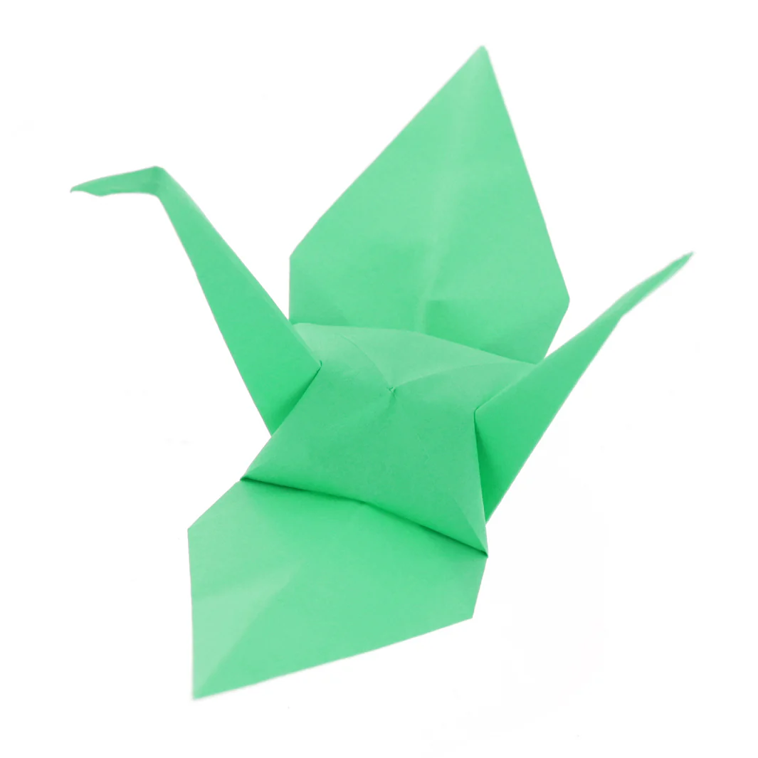 100 Papiers Origami Toyo - Vert Menthe - 15 x 15 cm – Image 3