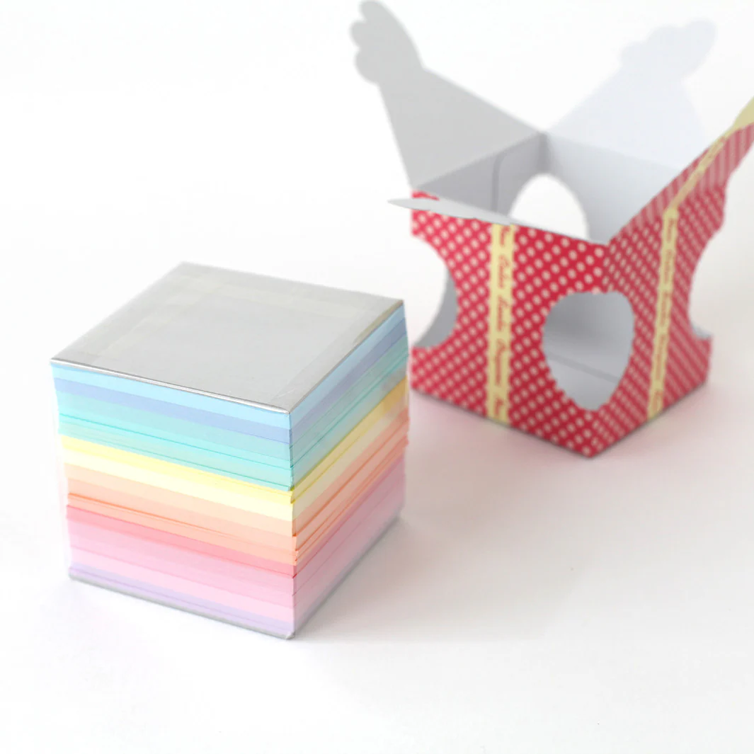 1005 Papiers Origami Multicolores - Tons Doux - 15 couleurs - 7 x 7 cm – Image 4